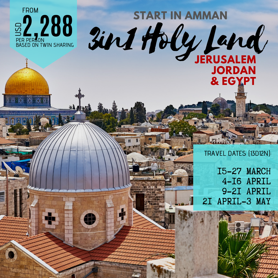 3-in-1 Holy Land from Amman